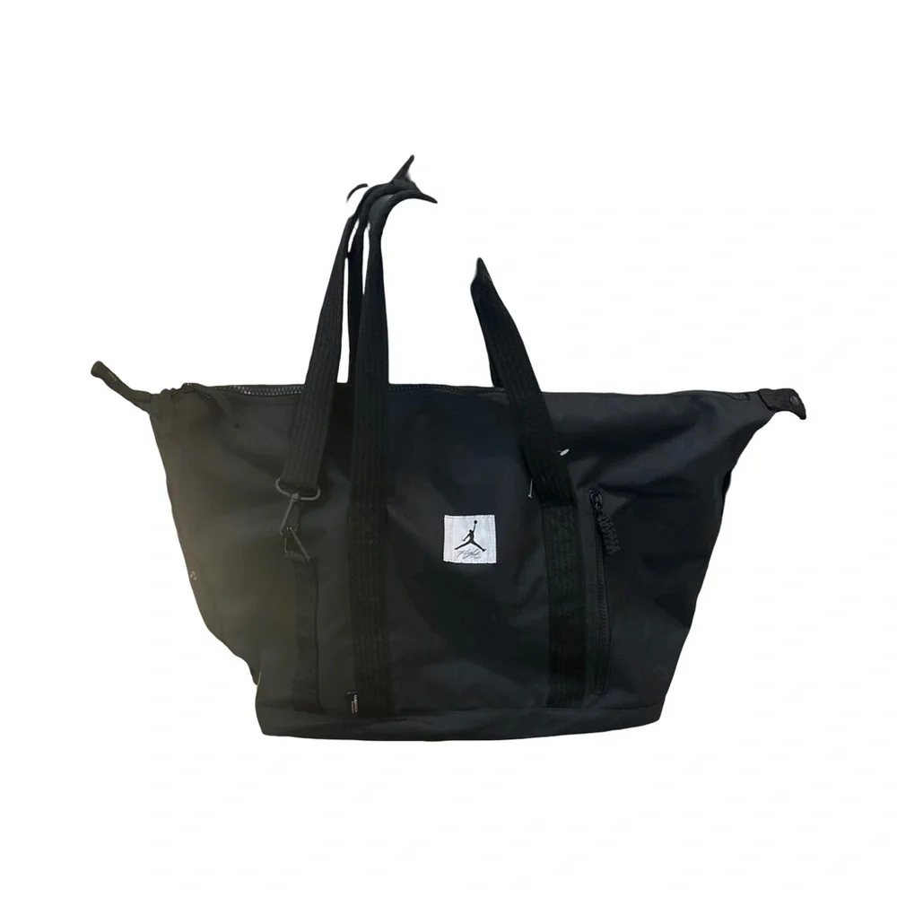 Air Jordan Black Gym Bag Duffle Tote Jump Man Travel Crossbody